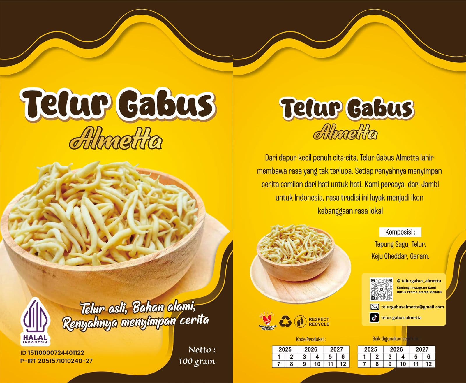 Telur Gabus Almetta - Camilan Khas Jambi