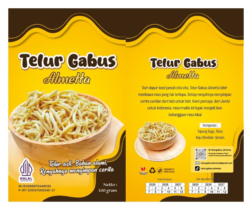 Telur Gabus Almetta 500g